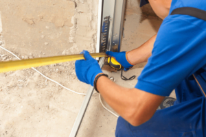 What is the toughest part of installing a garage door